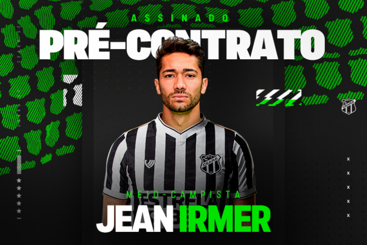 Jean Irmer é o novo reforço do Ceará para a temporada de 2024