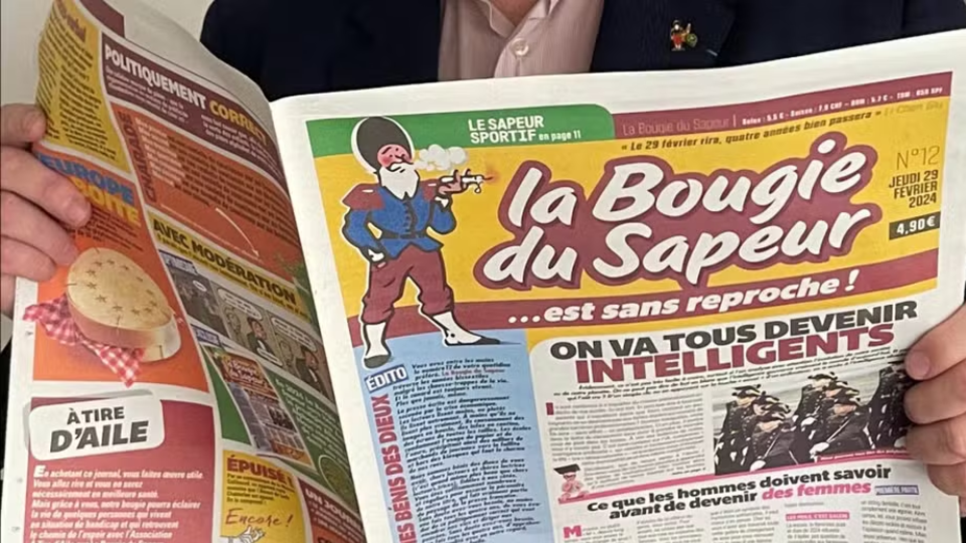 Jornal La Bougie du Sapeur, edi&ccedil;&atilde;o de 2024