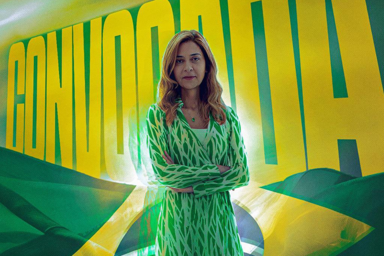 Presidente do Palmeiras, Leila Pereira será a primeira mulher presidente de clube a ocupar o posto de chefe de delegação da seleção brasileira masculina. 