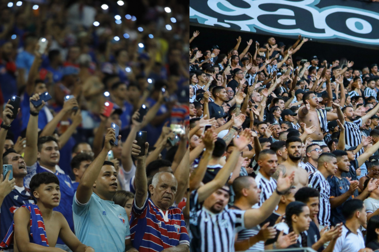 Torcidas de Ceará e Fortaleza prometem bela festa no Clássico-Rei válido pela Copa do Nordeste. 