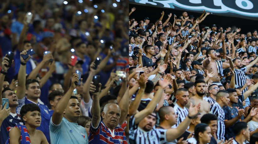 Torcidas de Cear&aacute; e Fortaleza prometem bela festa no primeiro Cl&aacute;ssico-Rei de 2026