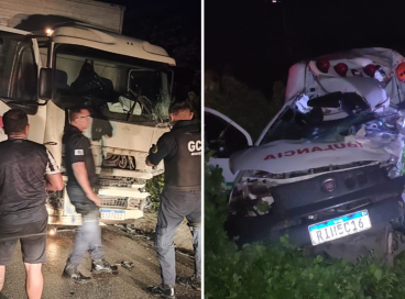 Motorista de ambulância morre após colisão contra caminhão na BR 222, entre Forquilha e Irauçuba
 