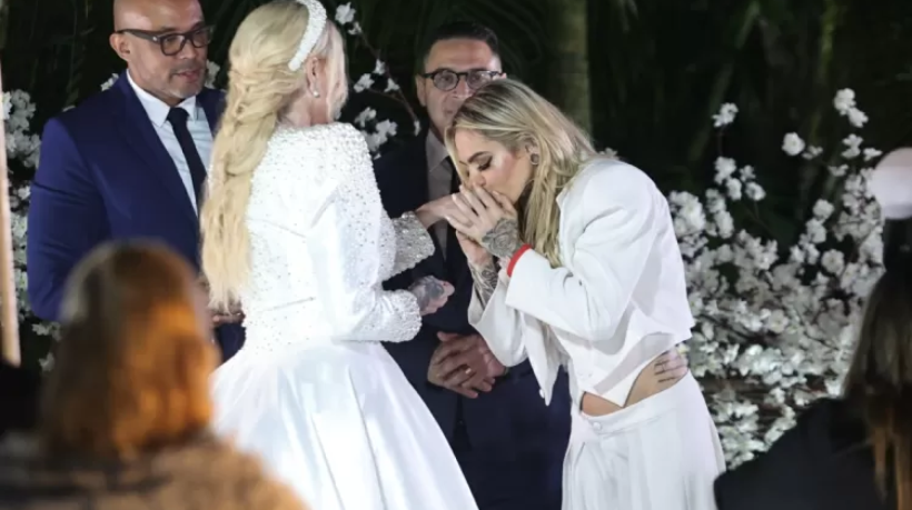 Monique Evans e Cacá Werneck realizam casamento para 230 pessoas no Rio de Janeiro 