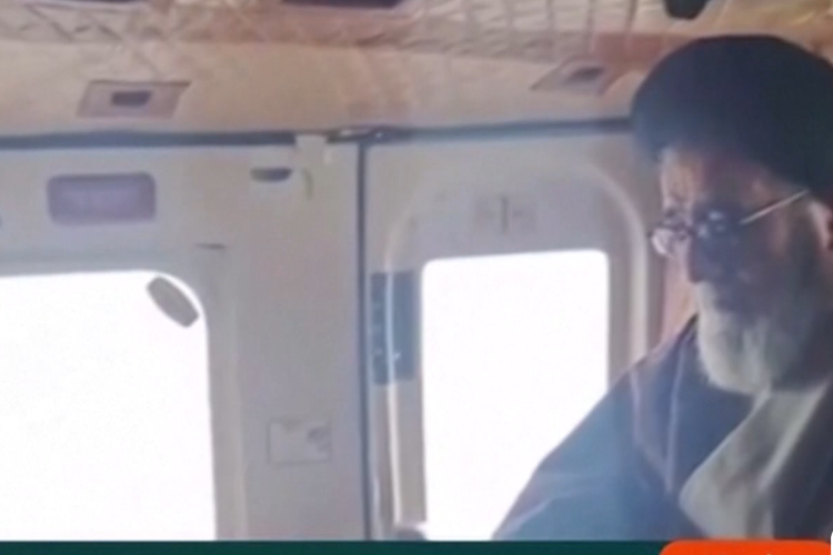 Imagens mostram presidente do Irã momentos antes da queda de helicóptero