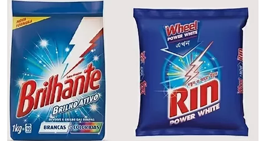 E a Unilever ainda tem mais uma linha de sabão em pó, também bastante consumido: o Brilhante.  Ele se chama Rin em Bangladesh, na Índia e no Paquistão. E é Radiante, no Caribe. 