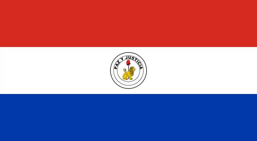 E do outro lado, está estampado o selo do tesouro.  E os dizeres Paz y Justicia. 