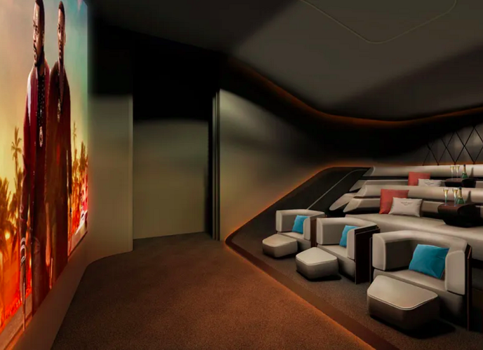 Além de oferecer espaço para até quatro carros na garagem, o edifício terá academia, spa, pet spa, bar de uísque, restaurante exclusivo para os moradores, um centro de bem-estar e uma sala de cinema!