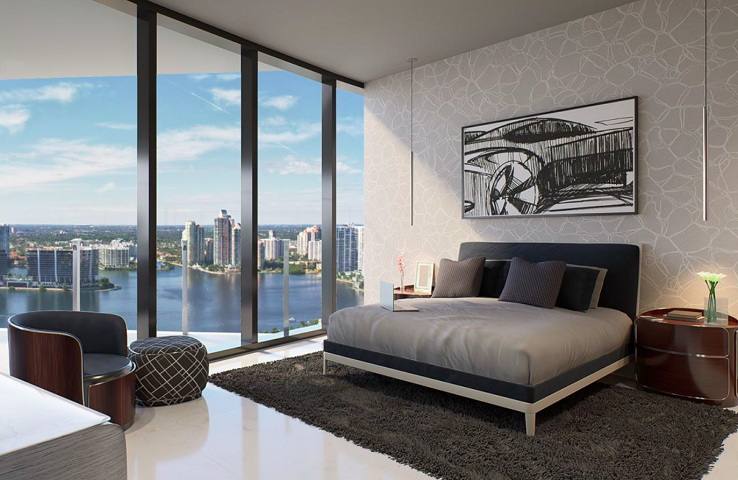 Madeira, couro e vidro serão escolhidos com cuidado para criar uma paleta de cores relaxante que reflita o ambiente costeiro da região.