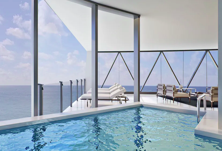 A iluminação externa, que atinge a orla, será controlada para não afetar a vida das tartarugas marinhas ameaçadas de extinção.