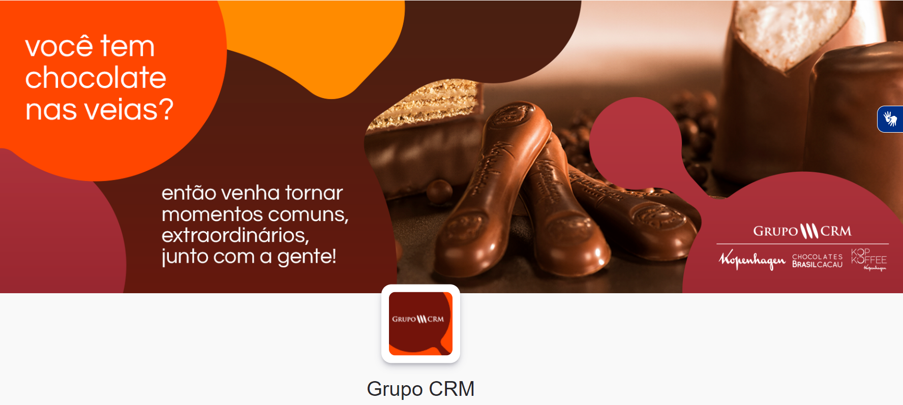 O Grupo CRM controla as marcas Kopenhagen, Brasil Cacau e Kop Koffee, atualmente é um dos maiores franqueadores do país com mais de 1000 lojas espalhadas pelo país, emprega mais de 2 mil colaboradores e possui cerca de 600 franqueados. 
