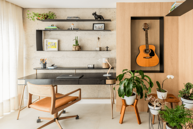 Os pontos de tomada são fundamentais para a funcionalidade de cada ambiente (Imagem: Guilherme Pucci | Projeto: BMA Studio)