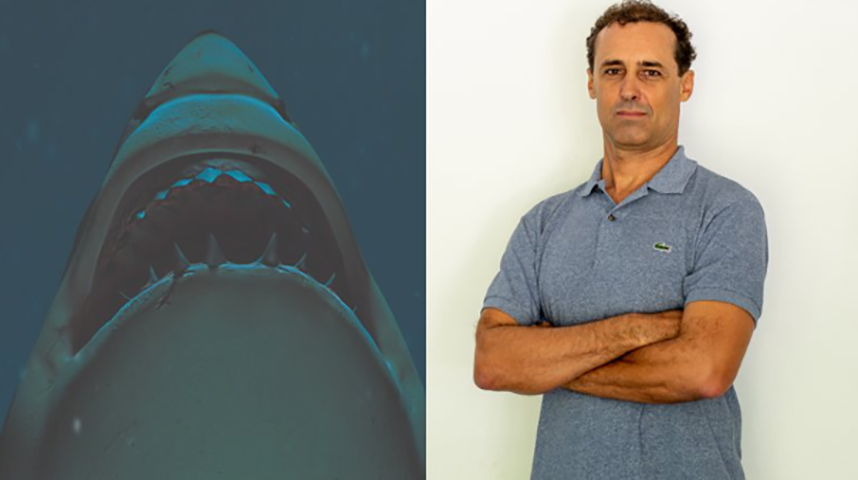 João Pedro Portinari Leão, sobrinho-neto do pintor Cândido Portinari, foi atacado por um tubarão-branco em Búzios (RJ), enquanto praticava windsurf, em 1997. No livro 'A Isca', ele pede cautela permanente: “Minha familiaridade com a água me fez ser atacado, porque eu estava perdendo o respeito pelo mar”.