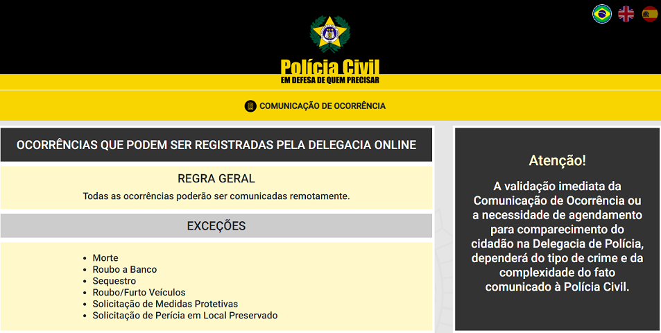 Alguns advogados recomendam fazer o B.O. mesmo que seja por precaução. Esse tipo de ocorrência, aliás, pode ser feito via delegacia eletrônica.