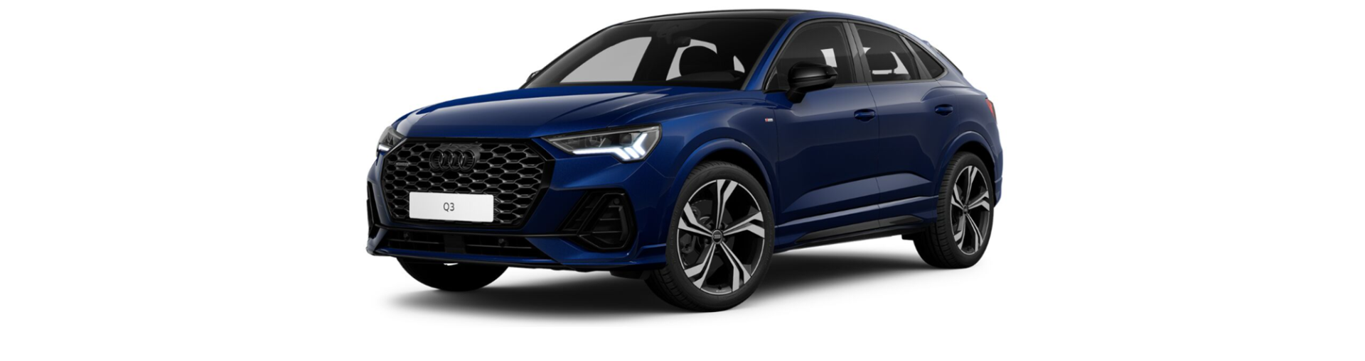 Frente do Audi Q3 Sportback Performance Black Plus