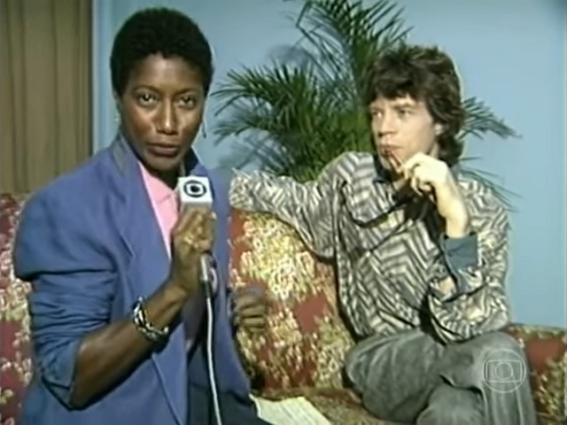 A entrevista com o líder dos Rolling Stones ganhou as redes sociais em 2020, depois que algumas pessoas apontaram o rockeiro lançando olhares sedutores sobre a jornalista.