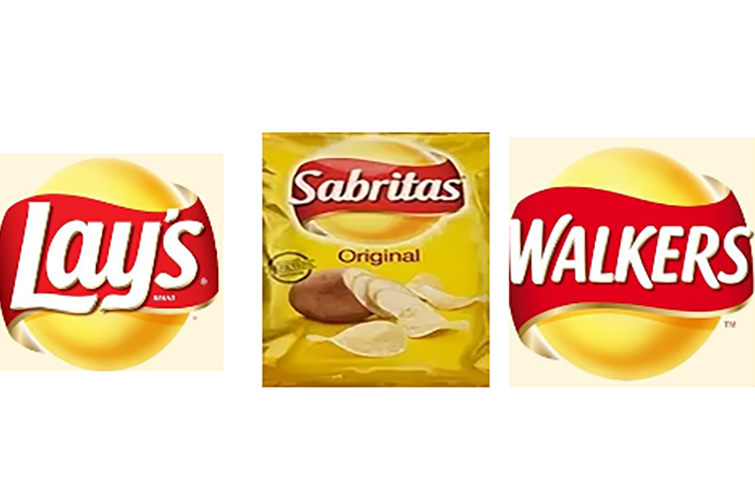 As batatas Lay's mudam de nome em vários países: Walkers  (Reino Unido), Sabritas (México), Margarita (Colômbia) e Tapuchips (Israel). O produto é da Alimenticia, fundada em 1932.