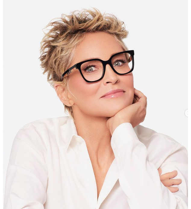 Sharon Stone - Atriz americana nascida em 10/3/1958. Ficou eternizada em 1992 ao cruzar as pernas sem calcinha no filme policial Instinto Selvagem (1992). Continua bela aos 66 anos.