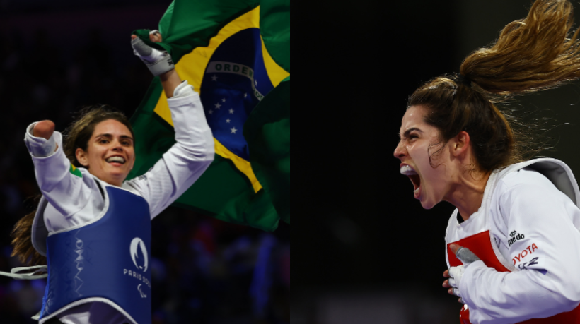 Brasil conquistou duas medalhas no taekwondo nas Paralimpíadas. 