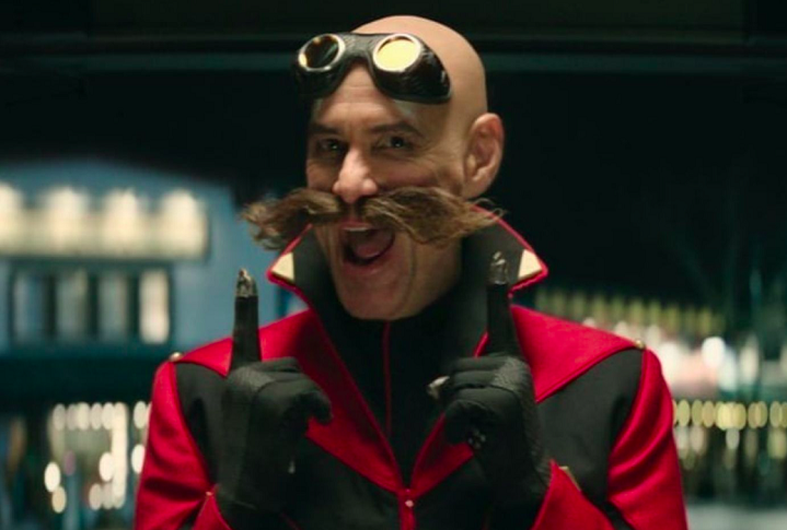 Jim Carrey, que viveu o vilão Dr. Robotnik nos primeiros filmes, volta ao papel, interrompendo o período de afastamento do telão.