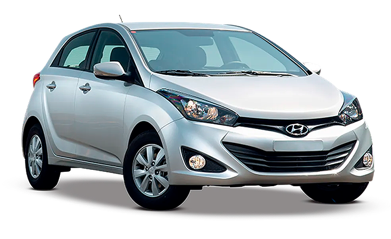 Em quinto, o Hyundai HB20. Foram comercializados 49.541. Esse modelo é o primeiro carro popular da Hyundai fabricado no Brasil. O lançamento foi em 2012. 