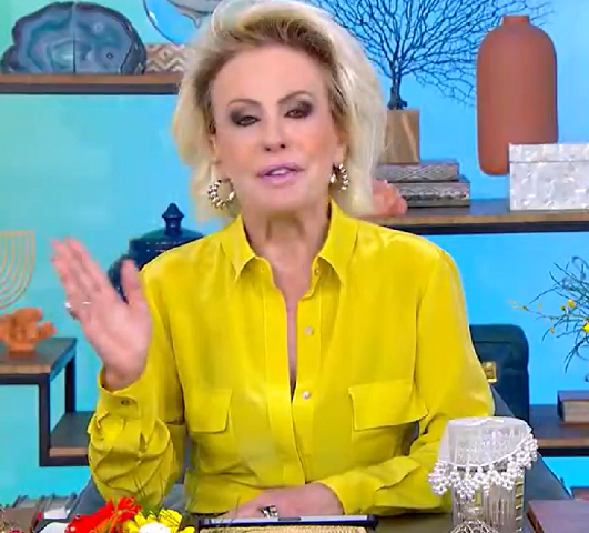 Ana Maria não se conteve e disse: Mas que graça tem isso?, arrancando risadas de Tati Machado e de Louro Mané. Que coisa horrível. Isso é a convivência! Gente, eu convivo com algumas pessoas aqui… Me desculpa. É, eu não resisti, completou a apresentadora.