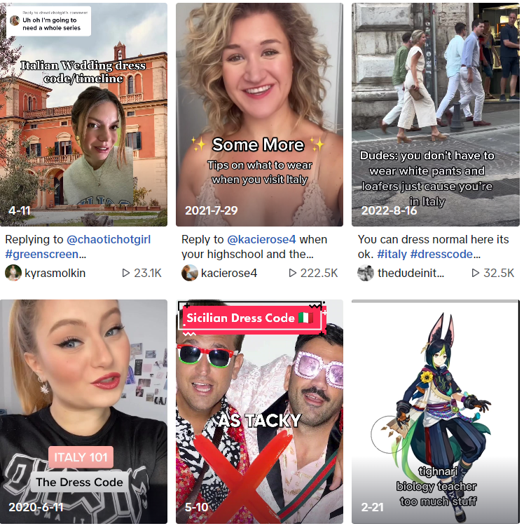 Conteúdos sobre o código de vestimenta estão se espalhando no TikTok. Os criadores de conteúdo explicam de maneira mais aprofundada sobre as roupas indicadas 