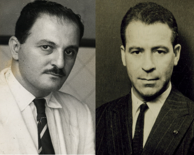 Em 1944, os jornalistas David Nasser (esq) e Jean Manzon fingiram que eram estrangeiros par testar se Chico Xavier era farsante. Quando abriram os livros que receberam de cortesia, a dedicatória estava direcionada a eles, com os nomes verdadeiros. 