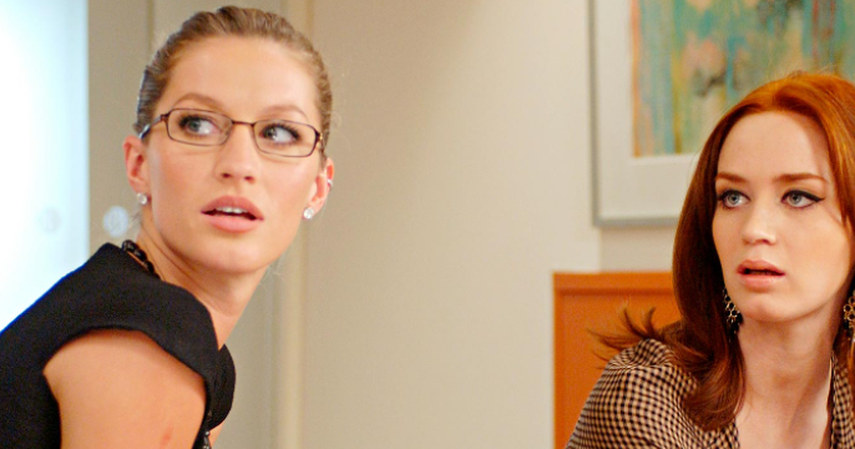 Gisele também fez parte do elenco de O Diabo Veste Prada em 2006, com Meryl Streep e Anne Hathaway. 