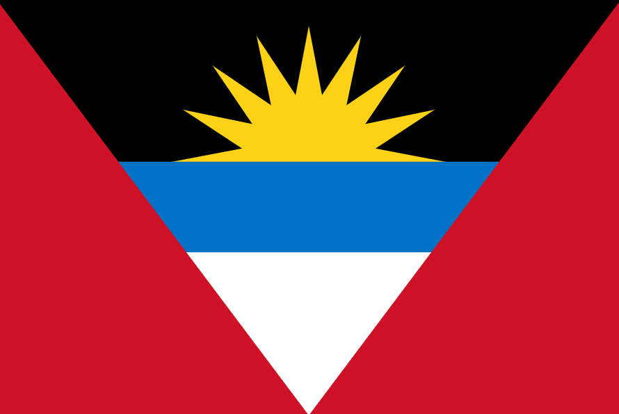 Antígua e Barbuda (Caribe) - Conquistou a independência em 1981. 