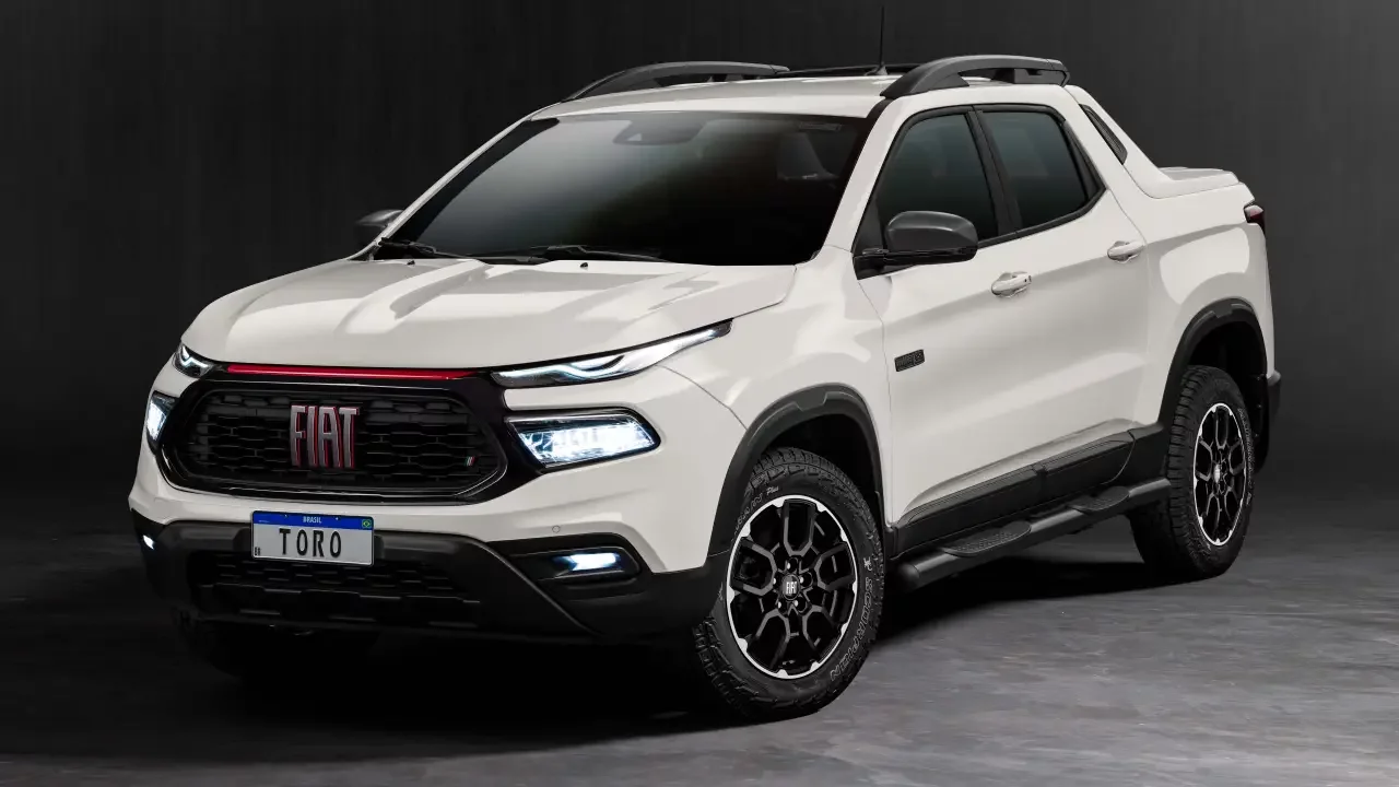 16º - Fiat Toro: 53.864 (unidades vendidas) - É uma picape com duas opções de motorização: 1.3 turbo e 2.0 turbodiesel. 