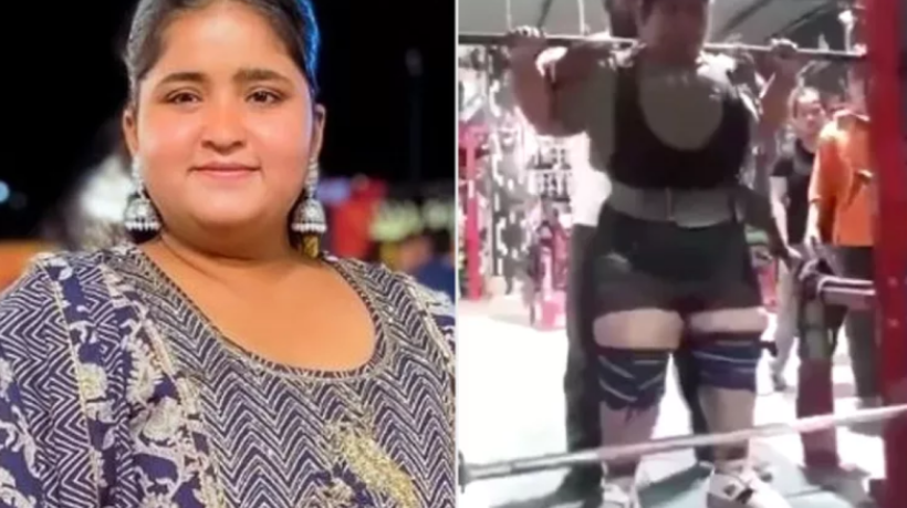A levantadora de peso Yashtika Acharya, de 17 anos, sofreu acidente fatal em academia na Índia