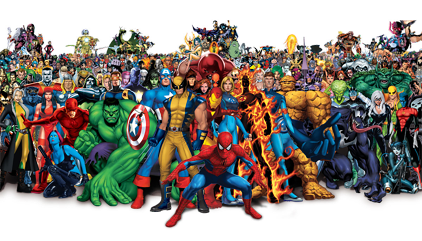 Da mente criativa de Lee, surgiram centenas de personagens que, juntos, formam um universo especial de super-heróis. Muitos deles tornaram-se ícones no segmento de Comics. 