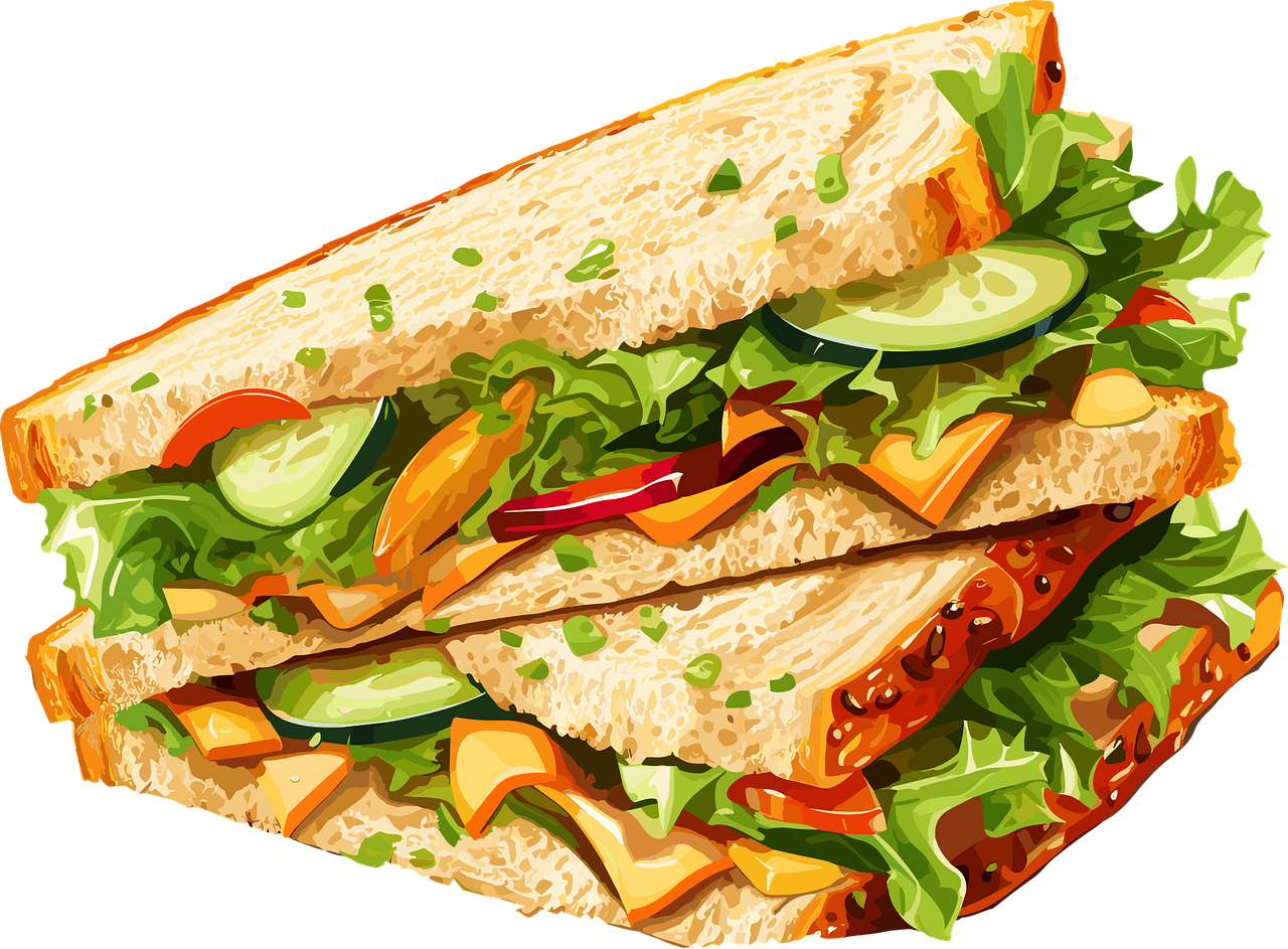 Em sanduiches, o pepino fatiado adiciona frescor e um toque crocante, especialmente em receitas vegetarianas ou até mesmo com frios leves. 