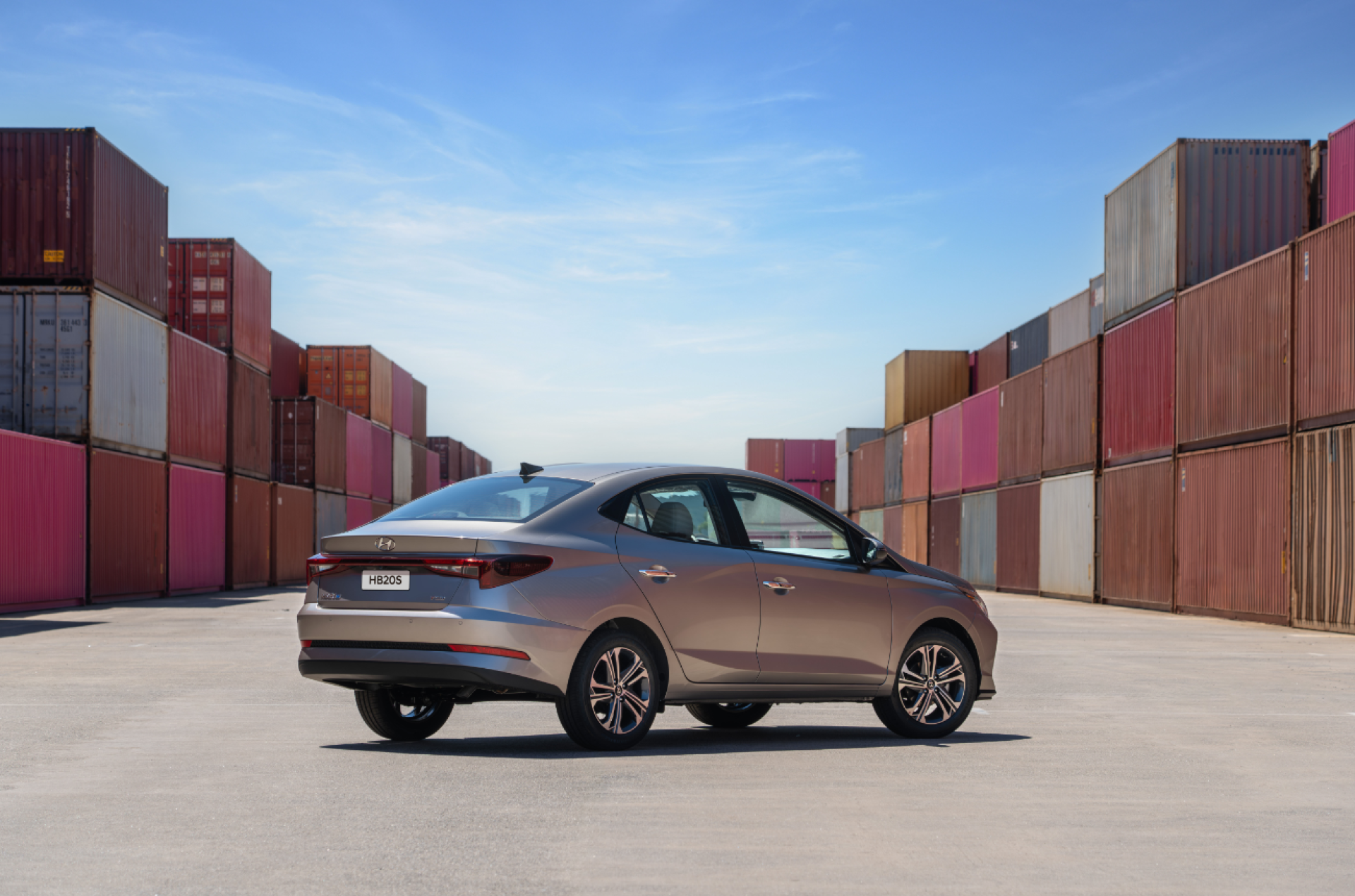 Traseira do Hyundai HB20S