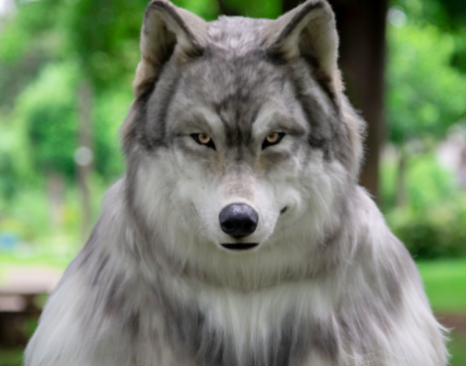 “Homem-lobo”: Outro japonês – que não quis revelar sua identidade – desembolsou mais de R$ 120 mil em uma fantasia hiper-realista de lobo. O traje foi desenvolvido pela mesma empresa da roupa de Toco, o estúdio Zeppet Workshop. 