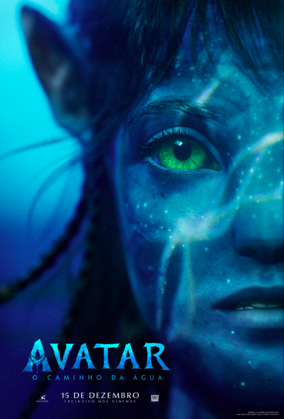 Avatar: O Caminho da Água - Lançado em 2022 - Bilheteria: 2,247 bilhões de dólares. Direção de James Cameron 