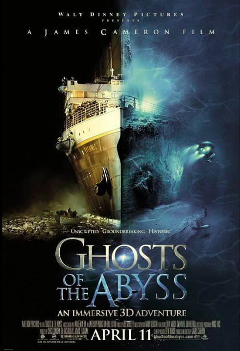 E o entusiasmo com as expedições ao Titanic foi tanto que ele lançou um documentário intitulado Fantasmas do Abismo, em 2003. 