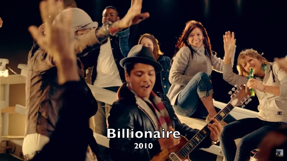 Foi nessa época que Mars começou a participar da composição de algumas músicas. Alguns exemplos são “Nothin’ on You”, do rapper B.o.B, e “Billionaire”, de Travie McCoy, ambas lançadas em 2010.