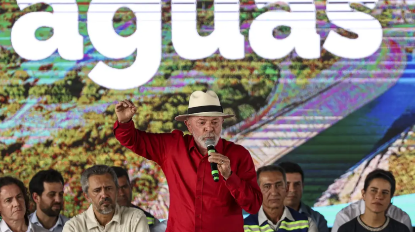 Presidente Luiz Inácio Lula da Silva, em evento na Paraíba