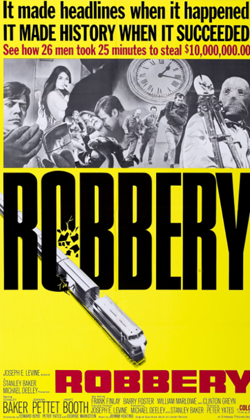Este assalto chegou a ser considerado o crime do século na Inglaterra. E foi retratado em cerca de 30 livros e mais de 20 filmes, inclusive Robbery, de Peter Yates (cartaz na foto). 