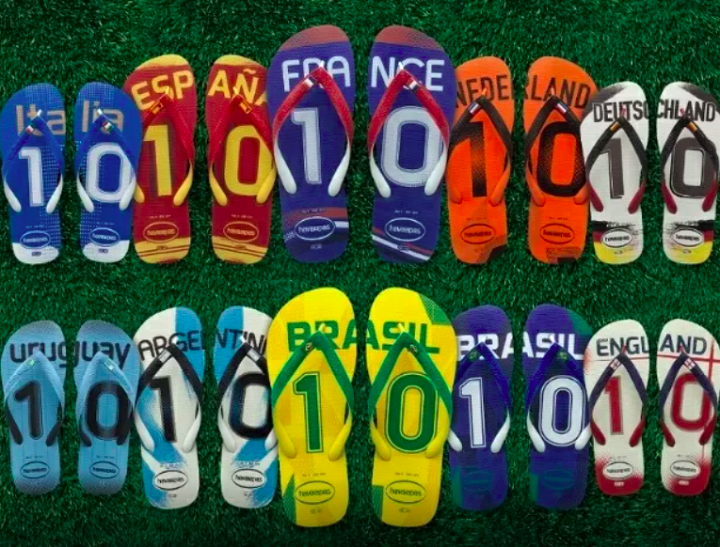 Em época de Copa do Mundo, a marca costuma lançar uma coleção inspirada nos países que disputam a competição.