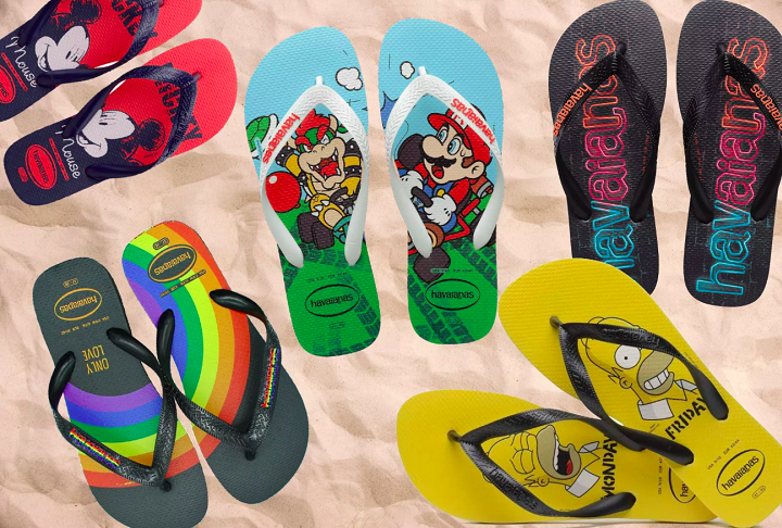 De tempos em tempos, as Havaianas lançam edições limitadas, feitas em parceria com outros artistas ou mesmo adquirindo licenças de outras marcas famosas como Marvel, Star Wars e muitas outras.