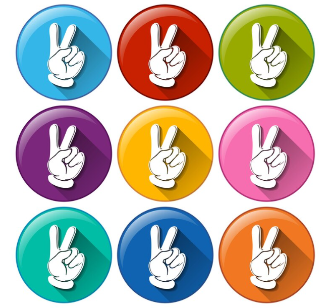 Mas...Na Austrália e na Nova Zelândia, é preciso cuidar para que a palma da mão esteja virada para fora. Se a palma estiver virada pra dentro, é sinal que indica disposição para briga.