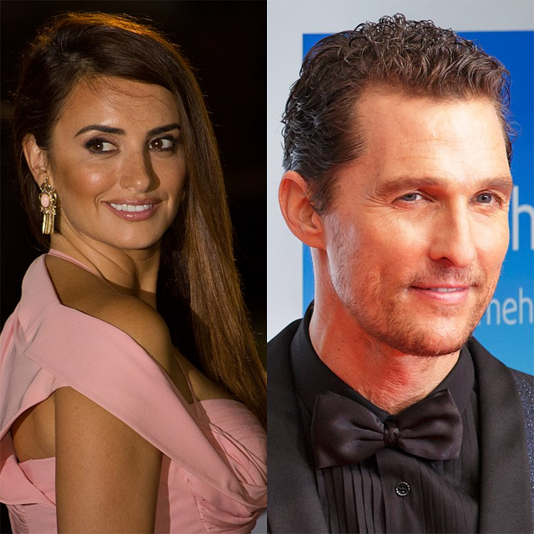 Matthew McConaughey e Penélope Cruz: Dizem as fontes que a dupla de atores namorou por cerca de um ano, mas ele teria traído Cruz durante uma viagem romântica com a sua atual esposa, a brasileira Camila Alves.