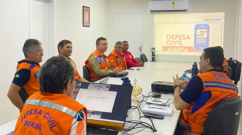 Teste de novo sistema de alerta da Defesa Civil