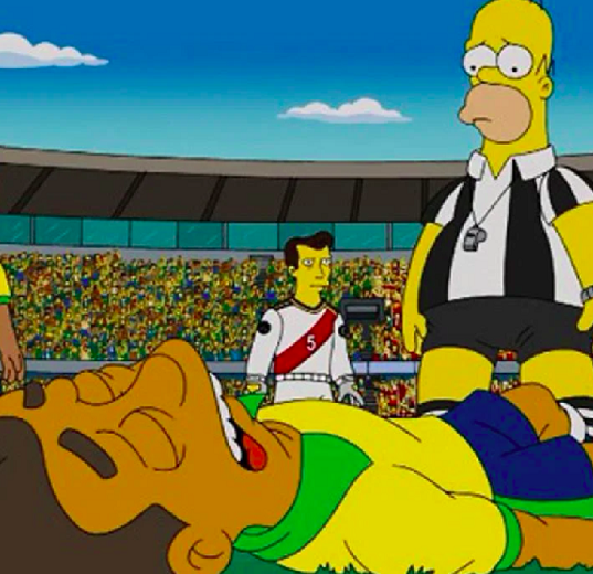 O episódio foi lançado alguns meses antes do fatídico 7x1, na Copa de 2014, e deixou muita gente assustada com o poder de premonição do desenho.