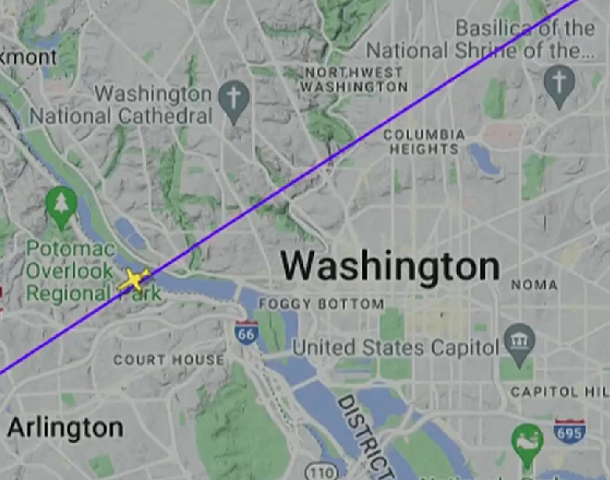 O voo tinha partido da cidade de Elizabethtown, no estado do Tennessee, com destino a Long Island MacArthur, localizada no estado de Nova York. A distância é de cerca de 1.000 km.