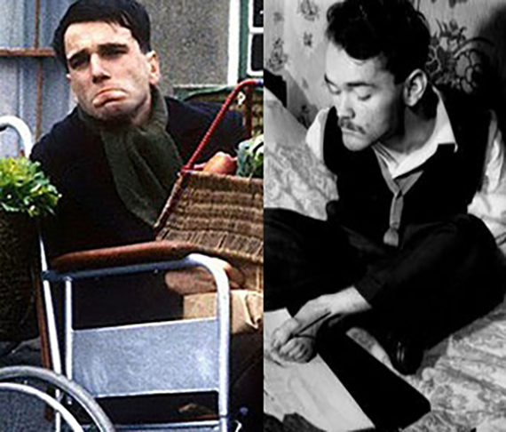 Daniel Day-Lewis - Meu Pé Esquerdo (1989)  - Daniel já havia faturado um Oscar  pelo papel do pintor e escritor irlandês Christy Brown (1932-1981), que nasceu com paralisia cerebral. Ele usava o pé esquerdo para criar telas com um pincel e escrever. Mais uma interpretação impactante de Lewis. 