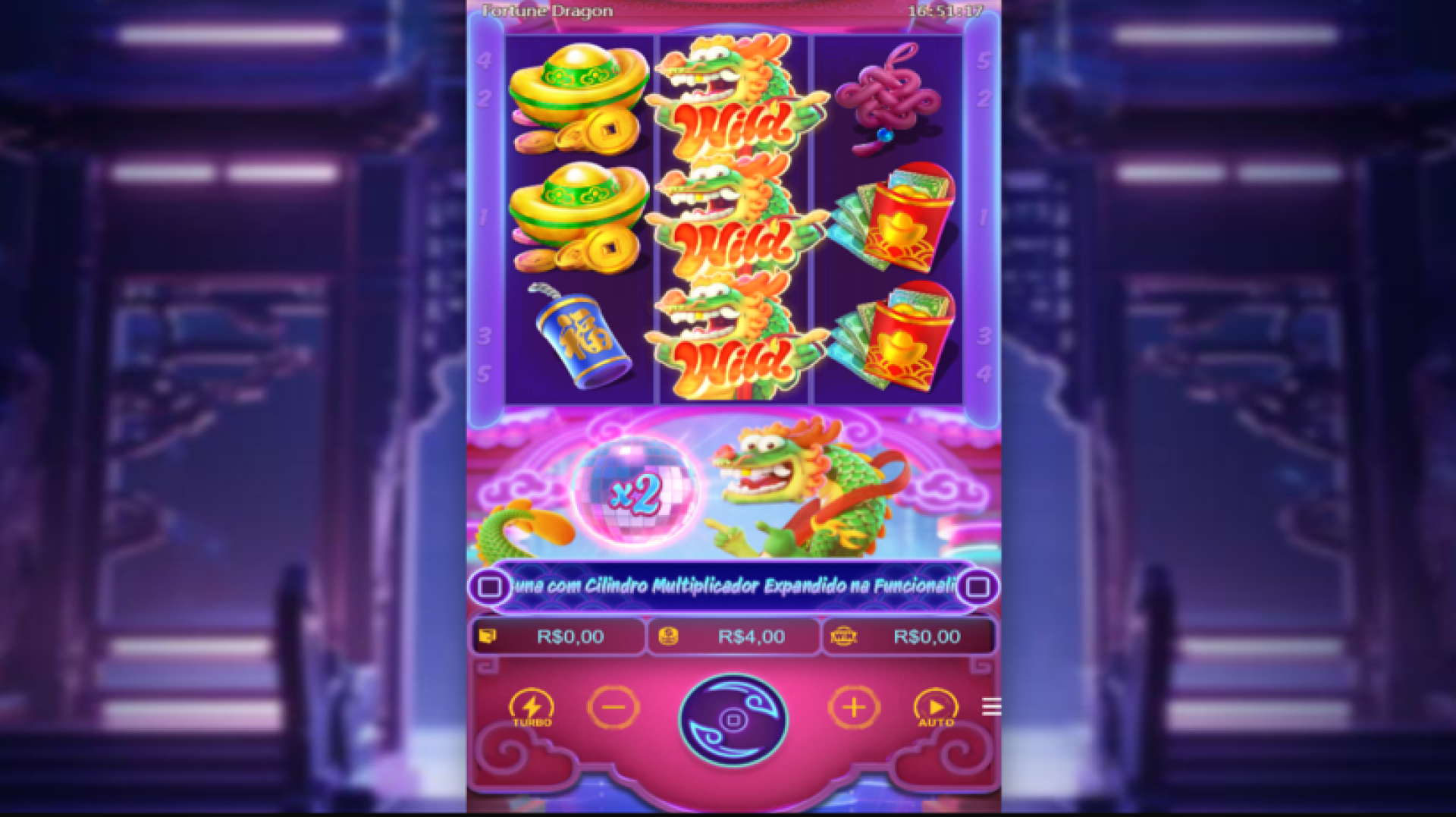 Slot de 10 centavos Fortune Dragon
