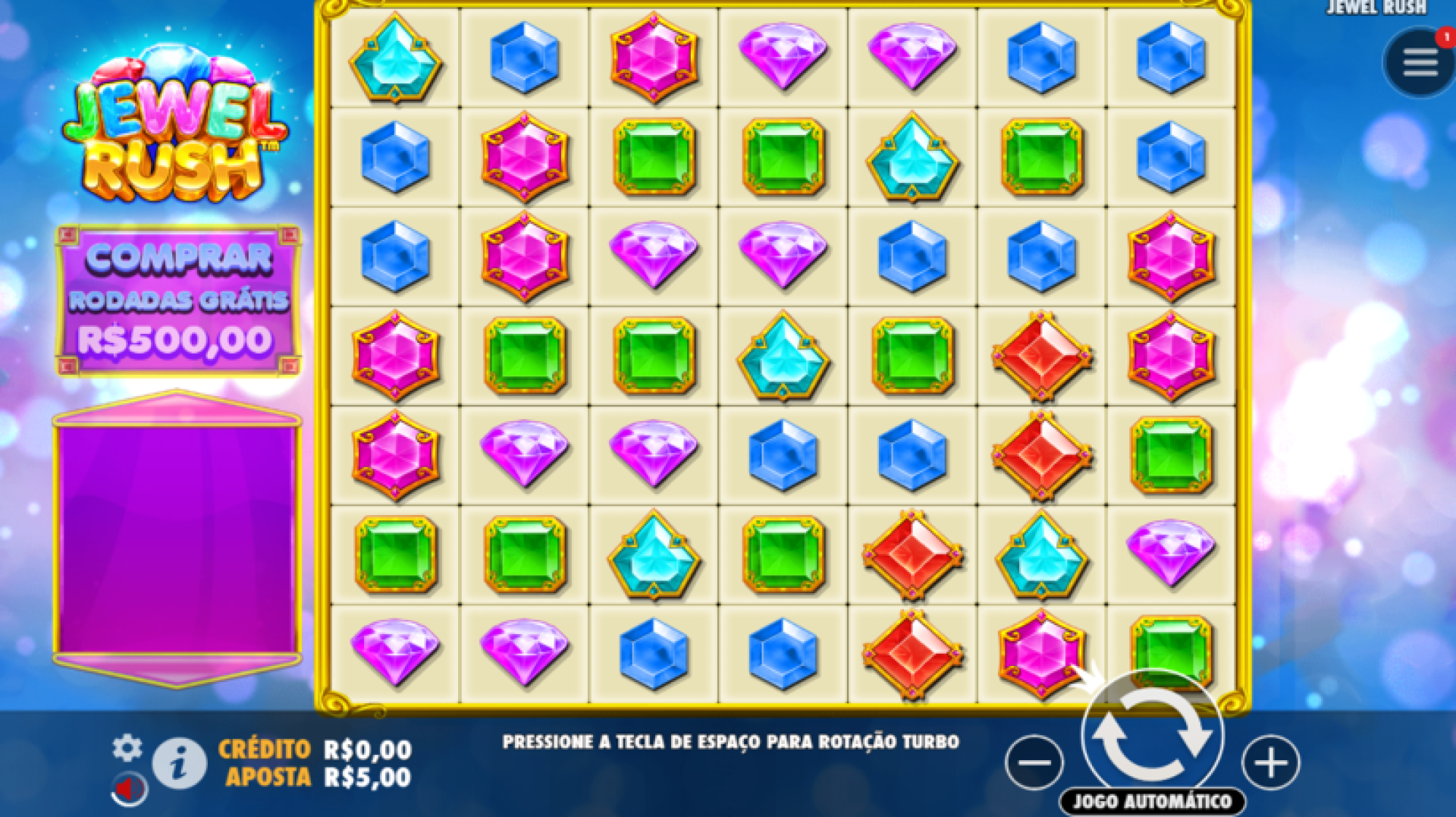 Slot de 10 centavos Jewel Rush